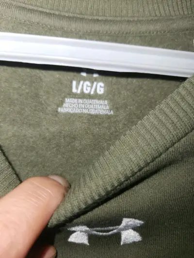 Polerón verde Under Armour para hombre L Nuevo - miniatura 5