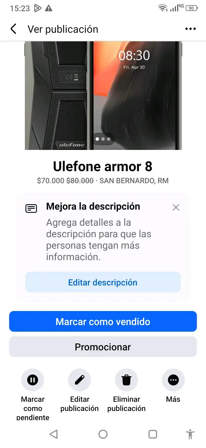 Smartphone Ulefone Armor 8 resistente al agua - 3