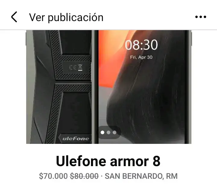 Smartphone Ulefone Armor 8 resistente al agua - 4