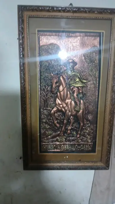 Cuadro en Relieve de Jinete en Caballo - miniatura 2