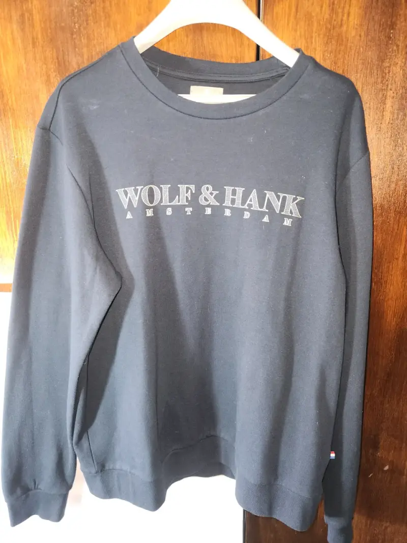 Polerón negro Wolf & Hank Amsterdam como nuevo - 1