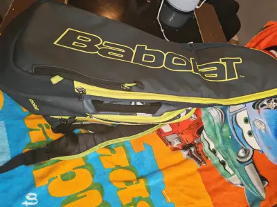 Bolso raquetero Babolat negro y amarillo - miniatura 4