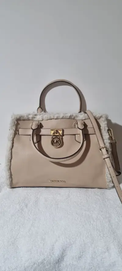Bolso de cuero con detalles de piel Michael Kors - miniatura 1