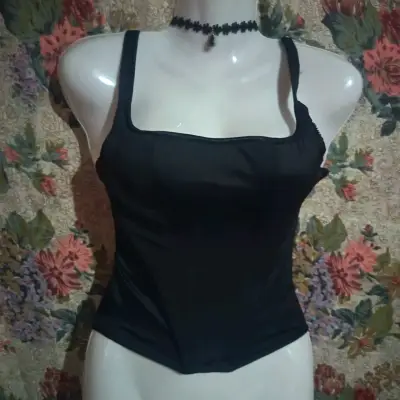 Corset negro victoria Secret elegante para mujer - miniatura 2