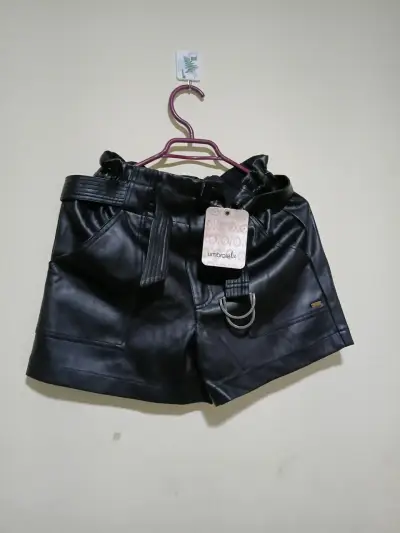 Chaqueta de cuero sintético con forro de borrego - miniatura 5