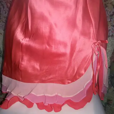Camisón satinado rojo Victoria's Secret - miniatura 4