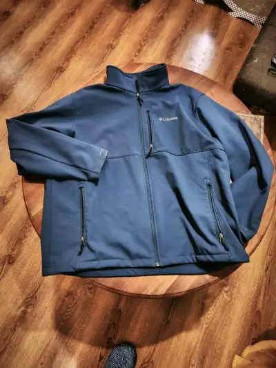 Chaqueta softshell azul Columbia talla XXL - miniatura 1