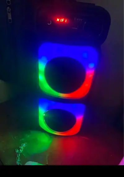 Parlante con luces LED y sonido Hi-Fi - miniatura 1