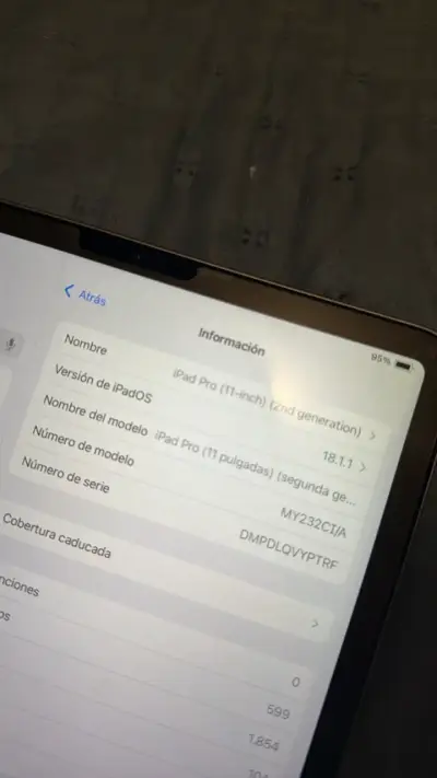 iPad Pro 11 pulgadas 2da generación en buen estado - miniatura 3