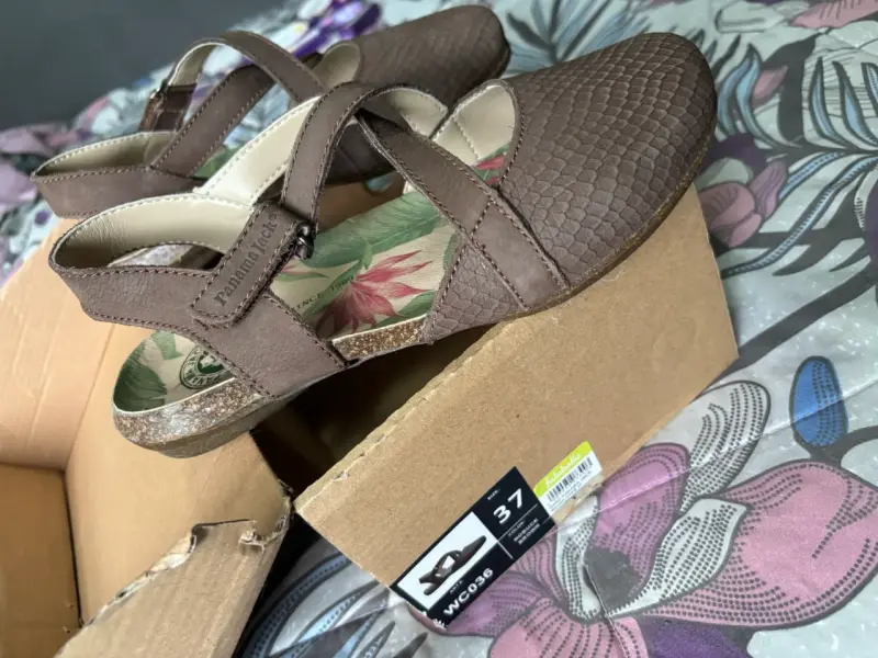 Sandalias de Cuña Marrón Panama Jack Talla 37 - 1