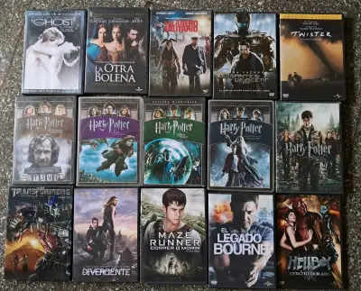 Colección 105 DVD y 7 Blue Ray películas variadas - miniatura 1
