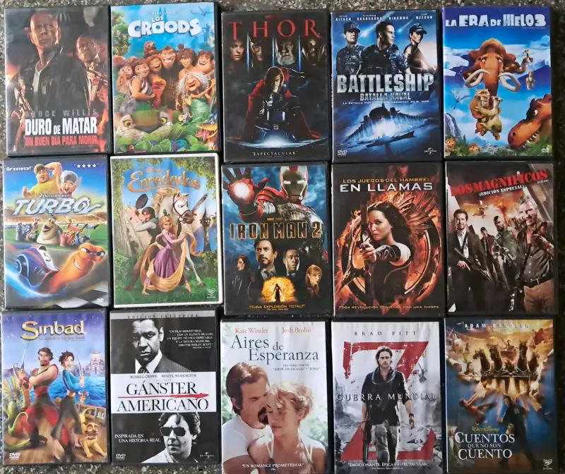 Colección 105 DVD y 7 Blue Ray películas variadas - 3