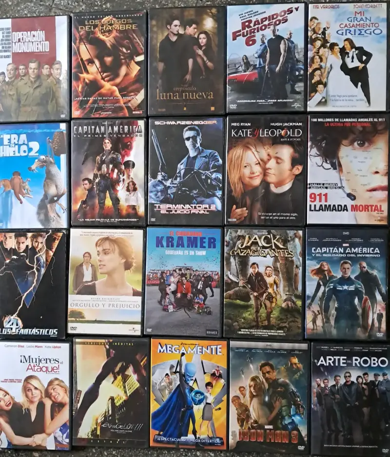 Colección 105 DVD y 7 Blue Ray películas variadas - 5