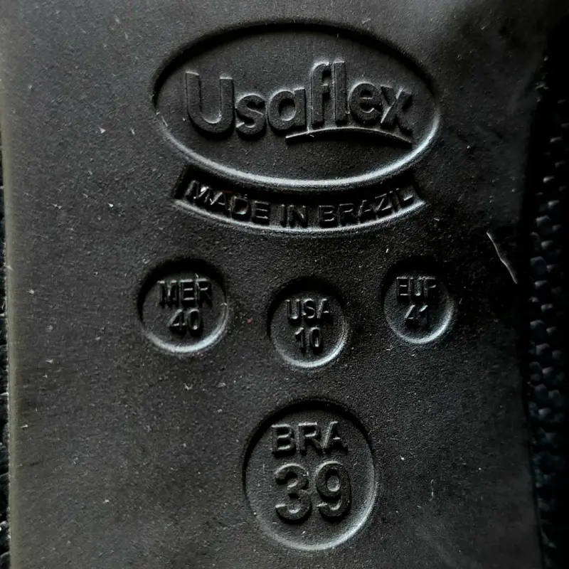 Zapatos Usaflex Negros Talla 40 CL Taco Ancho - 4
