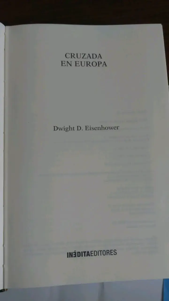 Libro 'Cruzada en Europa' de Dwight D. Eisenhower - 4
