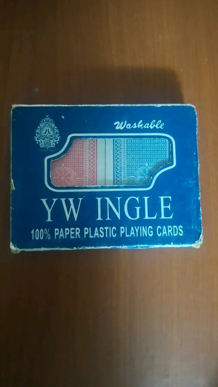 Baraja de Cartas Plásticas Lavables YW Ingle - 1