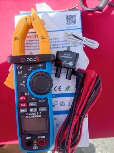 Multímetro de gancho C-Logic 810 con termocupla - miniatura 3