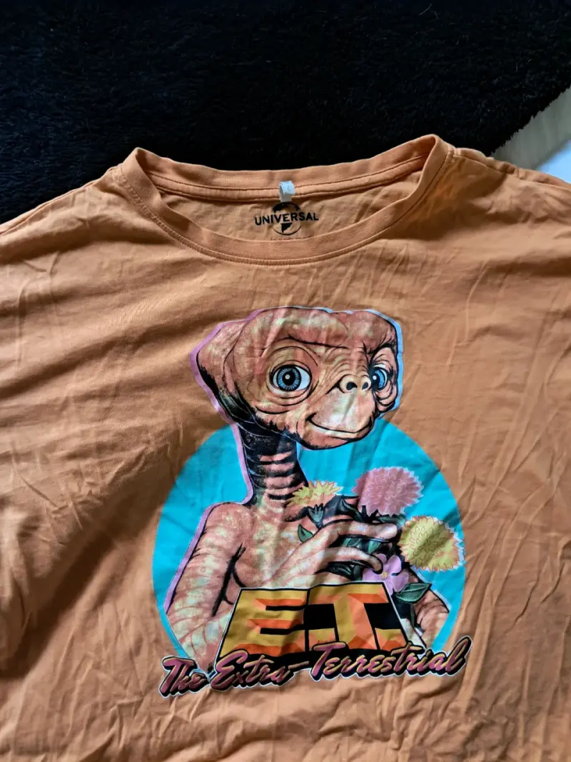 Polera crop E.T. color naranja - 1