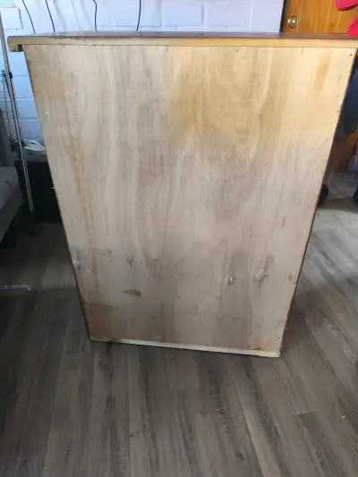 Cómoda de madera con seis cajones - miniatura 4