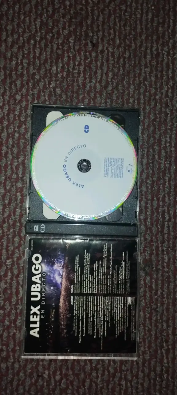 Álbum CD y DVD Alex Ubago En Directo - 3