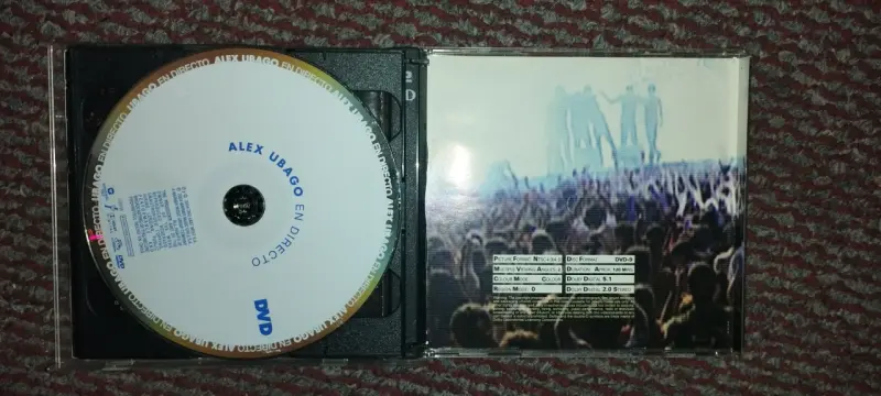 Álbum CD y DVD Alex Ubago En Directo - 4