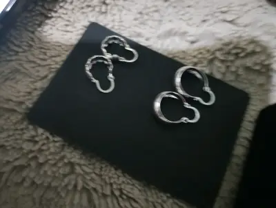 Conjunto de collares y dijes de plata variados - miniatura 4