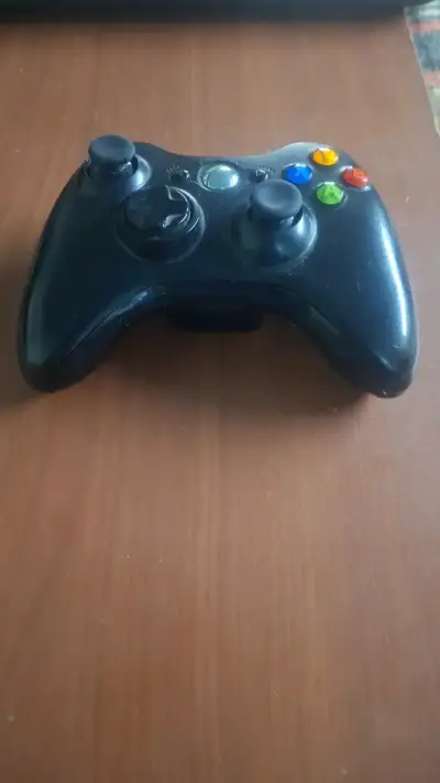 Control inalámbrico Xbox 360 negro - miniatura 2