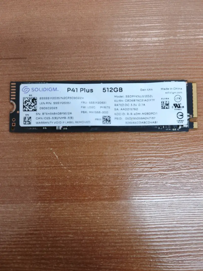Unidad SSD Solidigm P41 Plus 512GB