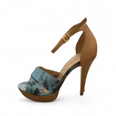 Tacones Sandalias Gino Ventori Cuero Talla 39 - miniatura 5