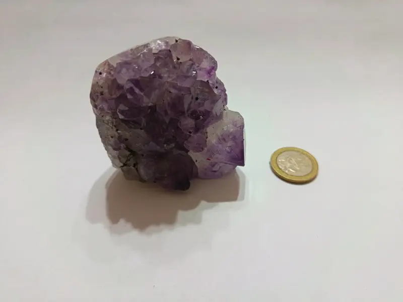 Geoda de amatista natural decorativa - 3