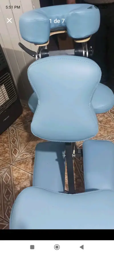 Silla de Masaje Portátil Azul - miniatura 1