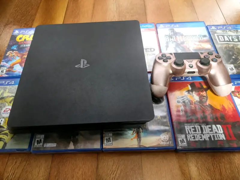 Consola PS4 con juegos y control - 1