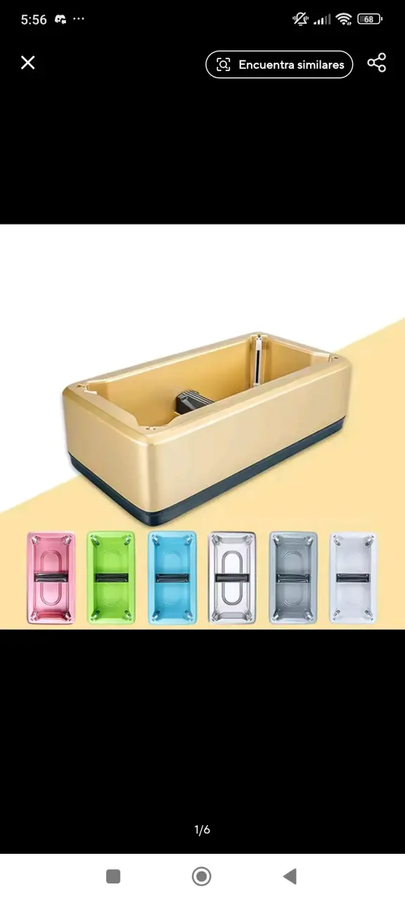 Dispensador de bolsas automático dorado - 1