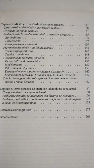 Libro Odontología Conductual de Fernández Parra y Roales-Nieto - miniatura 5