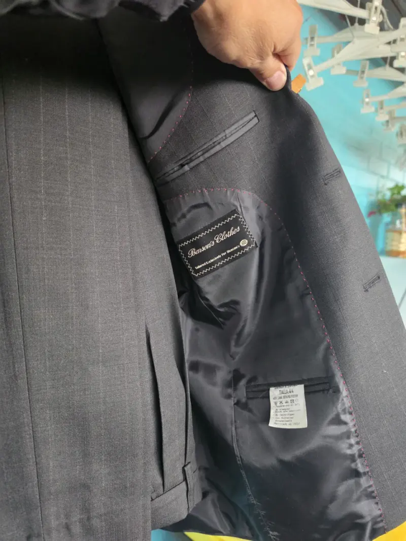 Blazer formal negro para hombre - 3