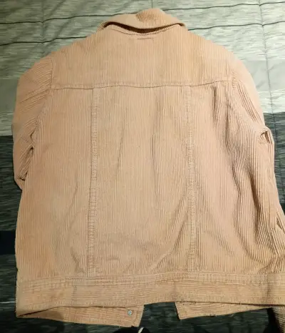 Chaqueta cotelé color palo rosa para mujer Issimo - miniatura 3
