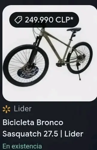 Bicicleta Ford Bronco Sasquatch 27.5 en buen estado - 4