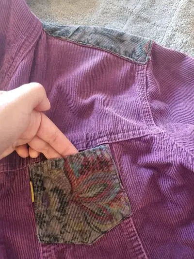 Conjunto falda y chaqueta cotelé estampado unico - miniatura 5