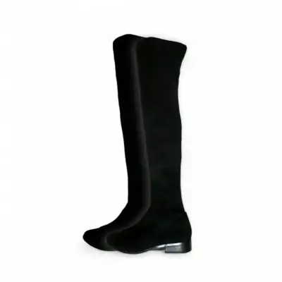Botas Bucaneras Aldo Negras Talla 40 Taco Bajo - miniatura 1