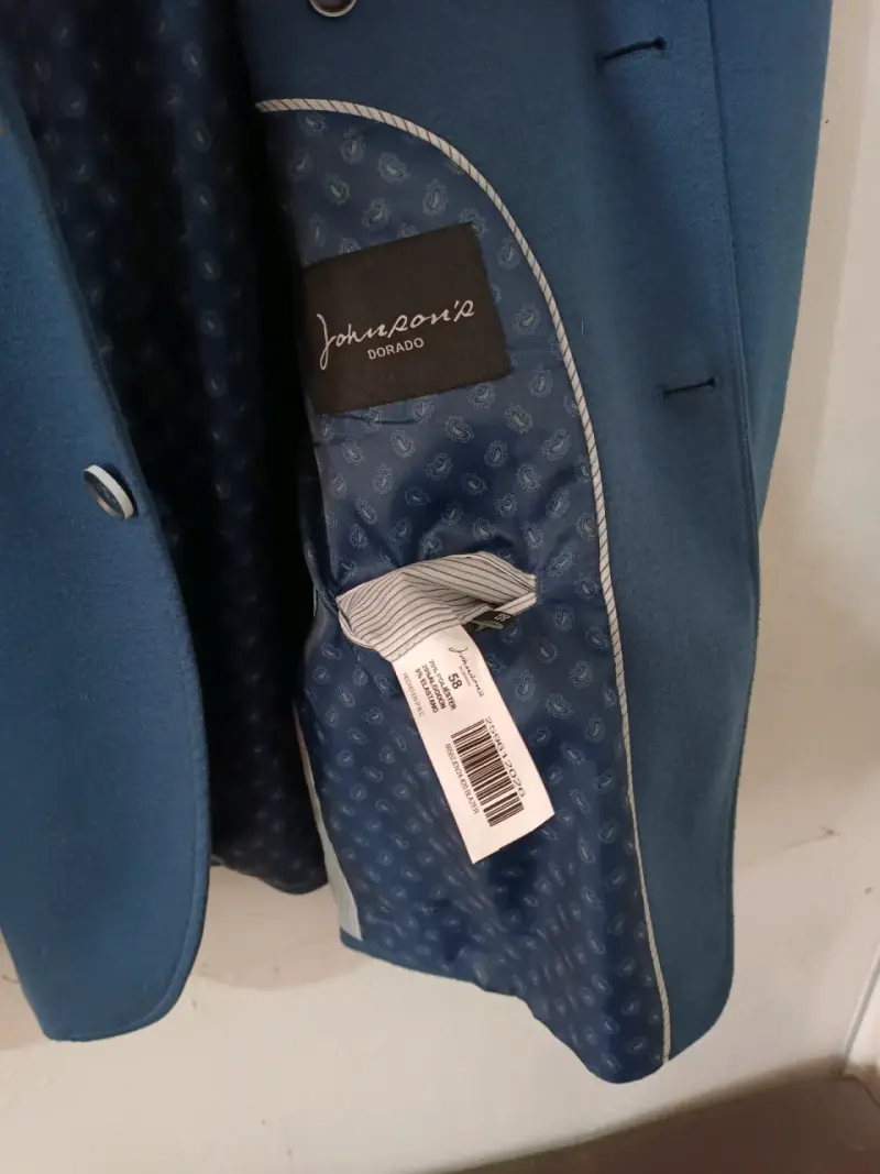 Blazer azul para hombre Johnsons elegante T58 - 3