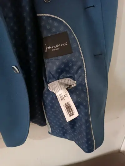 Blazer azul para hombre Johnsons elegante T58 - miniatura 3