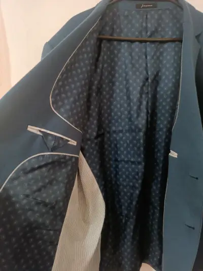 Blazer azul para hombre Johnsons elegante T58 - miniatura 4
