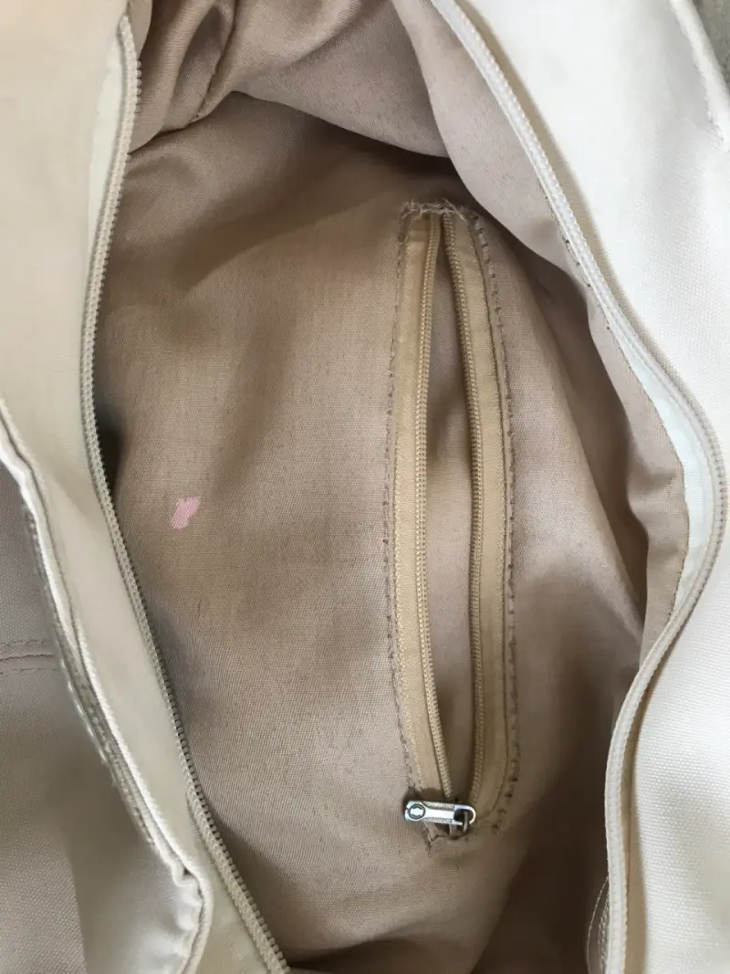 Bolso tote beige BUBBAO con asas largas - 3