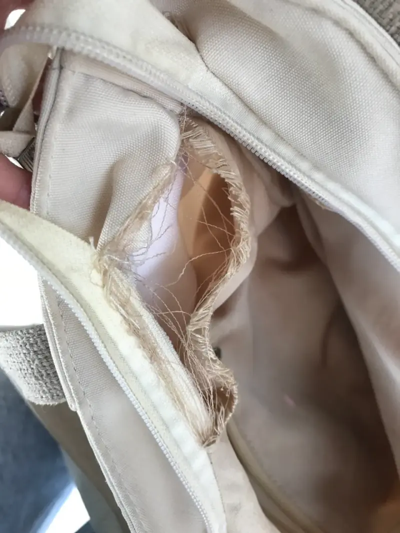 Bolso tote beige BUBBAO con asas largas - 5