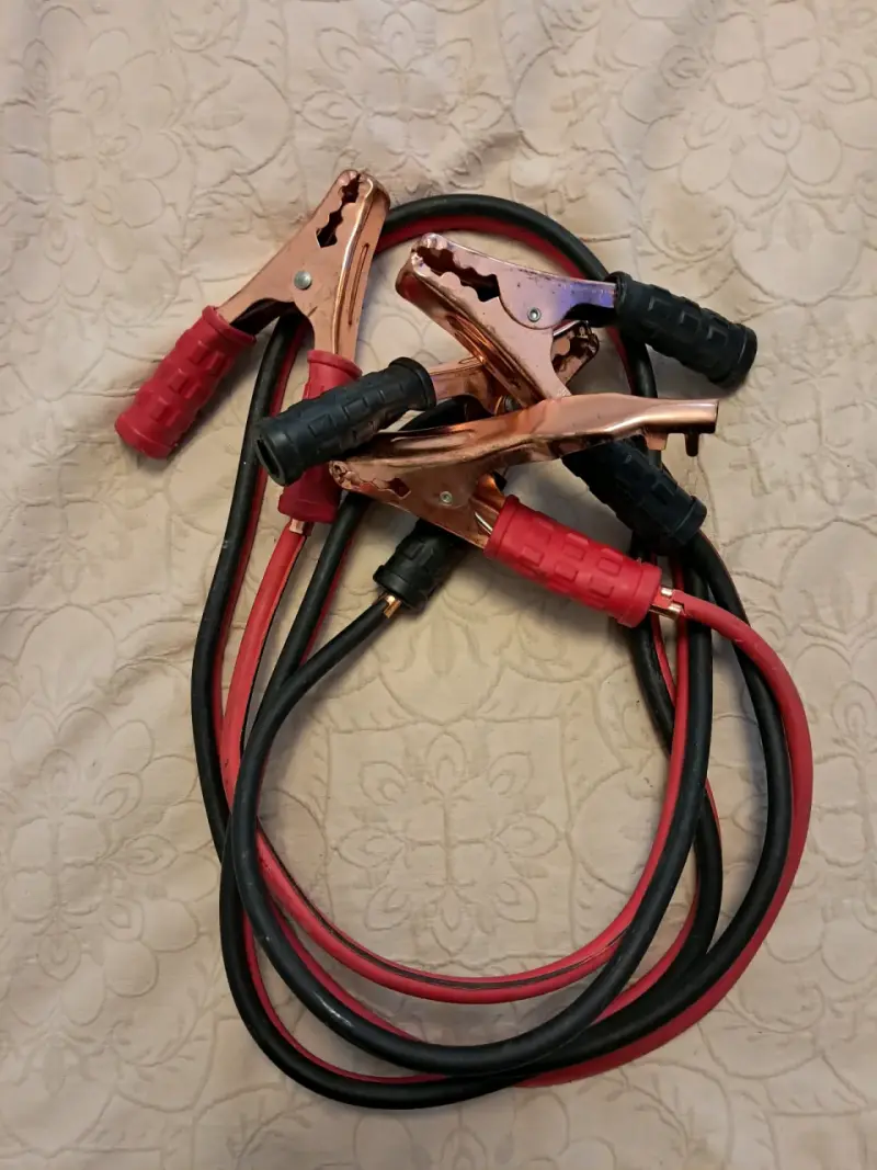 Cables de arranque para auto con pinzas de cobre