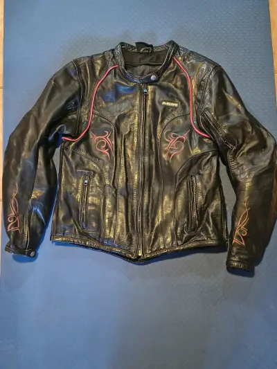 Chaqueta de cuero negra talla M mujer - miniatura 1