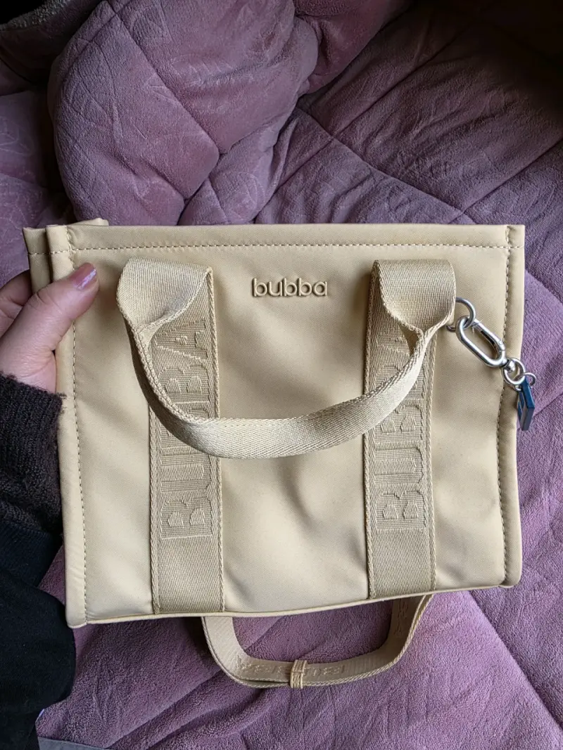 Bolso tote beige Bubba con correa ajustable - 3