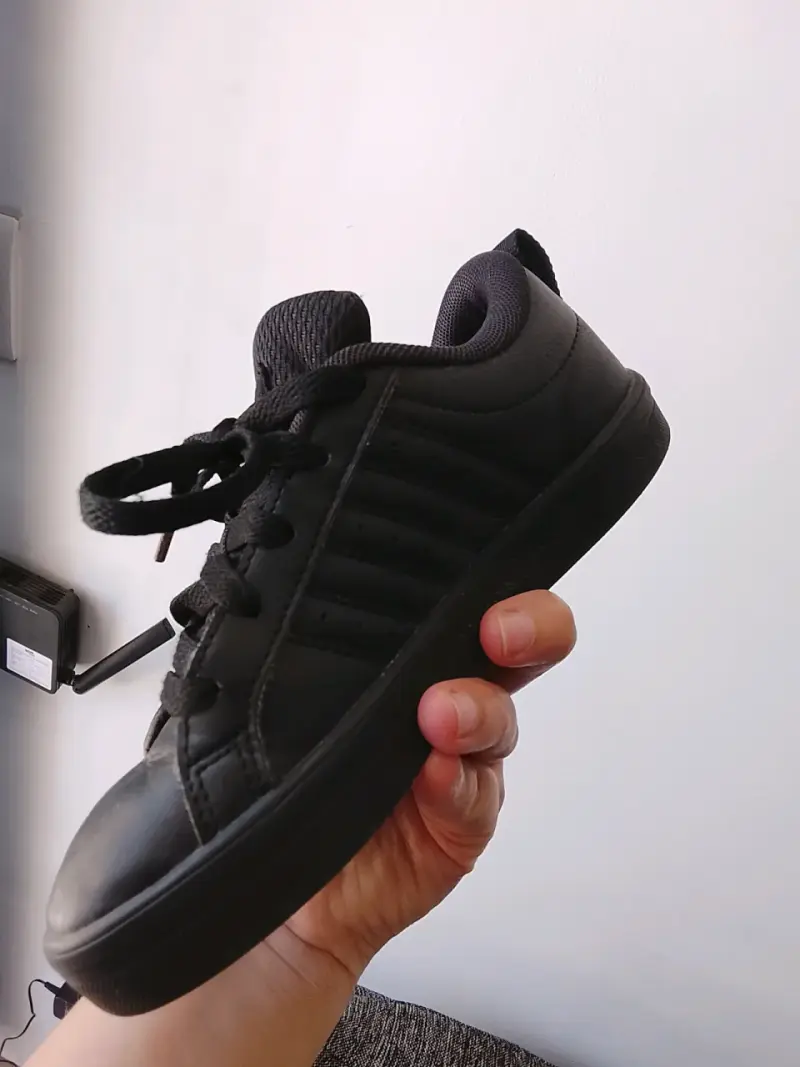Zapatillas negras Adidas VS Pace 2.0K para niños - 3