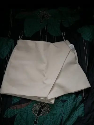Shorts Falda  blancos de mujer Zara - miniatura 1