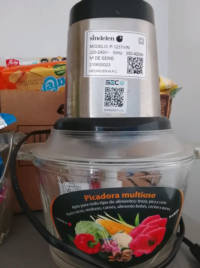 Picadora multiuso Sindelen P-123TVIN